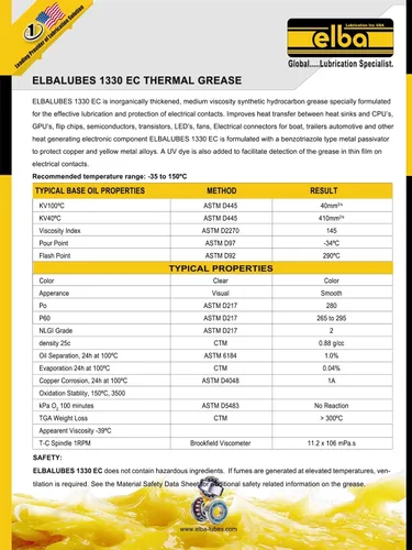 Vista 8 de Grasa eléctrica Grasa dieléctrica Embalaje de jeringa de 1.06 oz Previene la corrosión 1 onza