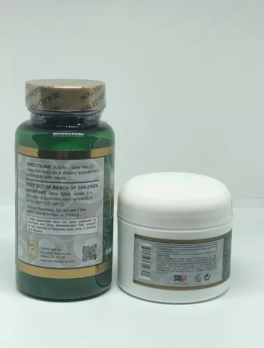 Vista 2 de Celulas Madre Cápsulas & Crema. Apoyo Articular y Dolor Muscular, apoyo del sistema inmunológico, niveles de energía de apoyo, producción de células