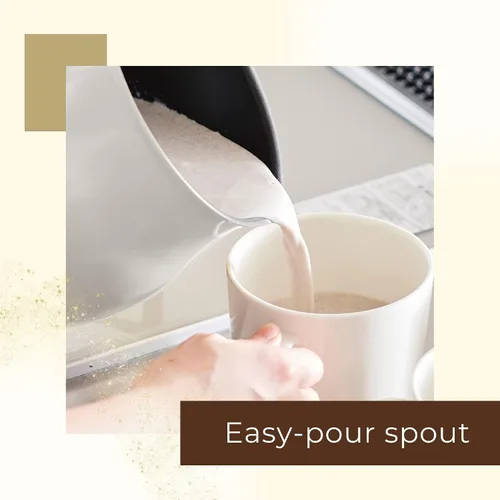 Vista 8 de Olla instantánea pequeña "ToMay dolce" elegante blanco de 6.3 pulgadas (6.3 in) 3.2 cuartos de galón para 1-2 tazas mini lindo arroz y ramen olla