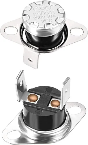 Vista 40 de uxcell KSD301 Termostato 104.0 °F/104°F 10A N.C Ajustar interruptor de temperatura de disco rápido para microondas, horno, cafetera 2 piezas