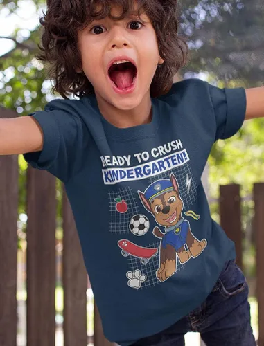 Vista 3 de Paw Patrol Ready to Crush Kindergarten Back to School Crush Tshirt