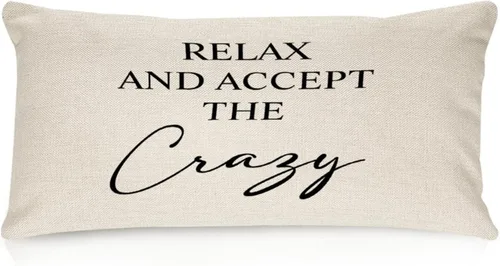 Vista 24 de Better When We are Together - Fundas de almohada lumbar de 12 x 20 pulgadas con citas divertidas de algodón y lino para sofá, decoración de sala
