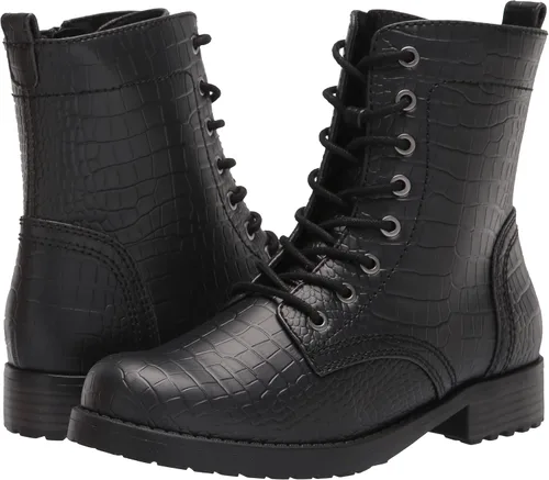 Vista 7 de Tienda Essentials - Botas de combate con cordones para mujer