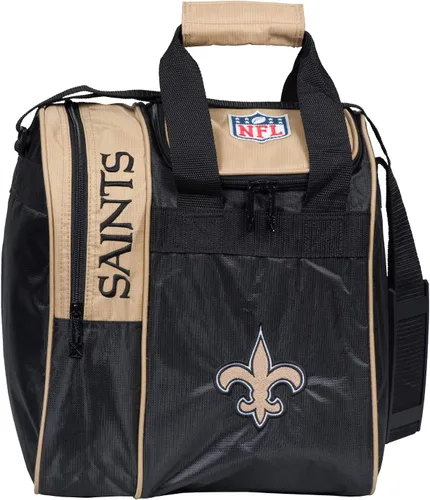 Vista 12 de KR Strikeforce Officially Licensed NFL Single Bowling Ball Tote Bag with Shoe Compartment