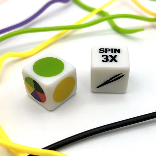 Vista 4 de Squiggle Sticks - Juego de palos de recogida con un giro, habilidades motoras finas y agilidad, familia, niños a partir de 6 años, 2-6 jugadores