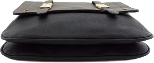 Vista 4 de Bolso en bandolera con doble compartimento y solapa grande
