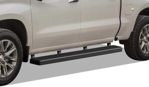 Vista 15 de APS Estribos negros compatibles con Chevy Silverado GMC Sierra 1500 2019-2026 Crew Cab y 2500 HD 3500 HD 2020-2026