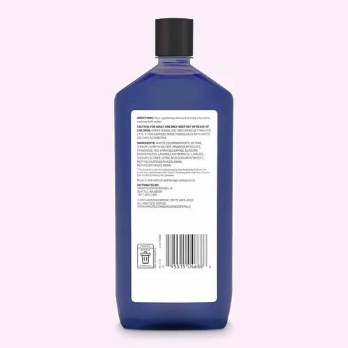 Vista 7 de Amazon Basics Baño Espumoso con Aroma de Lavanda con Aceite Esencial, 34 Onzas Líquidas
