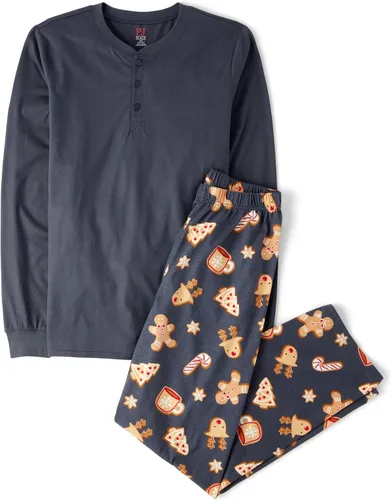 Vista 11 de The Children's Place Pijama de Navidad unisex para bebé, algodón