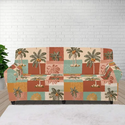 Vista 102 de ZOUTAIRONG Fundas elásticas para sofá con estampado de ramas de camuflaje 3D para sofá, funda para muebles de un solo cojín, decoración del hogar u