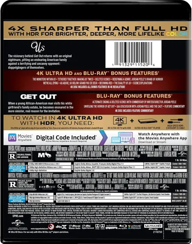 Vista 3 de Us Get Out Double Feature Blu-ray