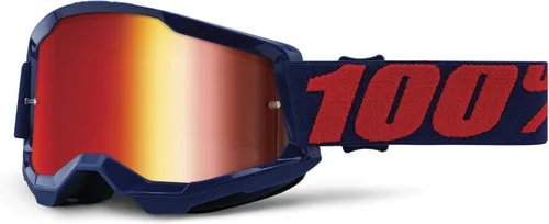 Vista 30 de 100% STRATA 2 Goggles – Gafas deportivas para motocross y ciclismo de montaña – Gafas para ciclistas – Gafas de motocross para hombre