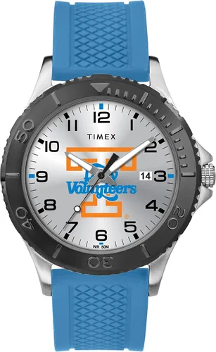 Vista 24 de Timex Tribute Men's Collegiate Gamer 42mm Watch – Georgia Bulldogs with Black Silicone Strap
