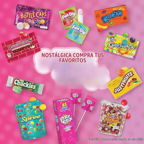 Vista 6 de Wonka Fun Dip, paquete de fiesta de sabores surtidos, paquetes de 0.43 onzas (48 unidades)