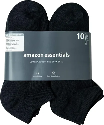 Vista 3 de Tienda Essentials Calcetines deportivos de algodón para mujer, ligeramente acolchados