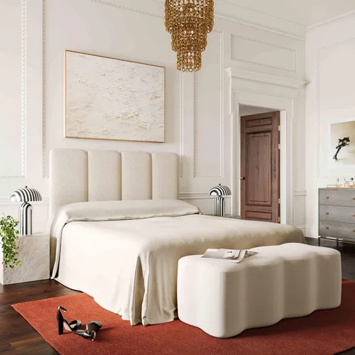 Vista 7 de Tov Furniture Maiori Negra Rayada Lámpara de Mesa de Papel Maché Rayas negras