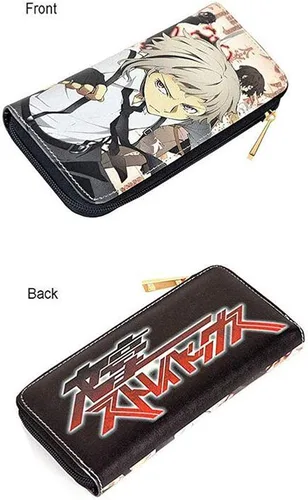 Vista 2 de Anime Cartera de cremallera larga monedero monedero bolsillo