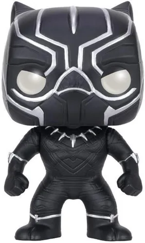 Vista 2 de Funko POP Marvel: Capitán America 3: Figura de Acción Guerra Civil, Pantera Negra