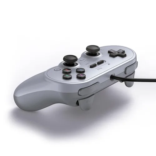 Vista 2 de 8BitDo Pro 2 Wired Controller for Switch, Windows, Steam Deck & Raspberry Pi (Gray Edition)