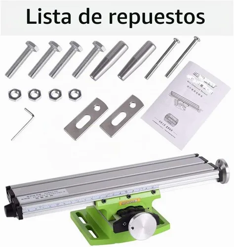 Vista 3 de Mesa de banco compuesto compacto de aluminio banco superior de carpintería Mesa deslizante cruzada Accesorio de tornillo de banco Clarmp 2 ejes