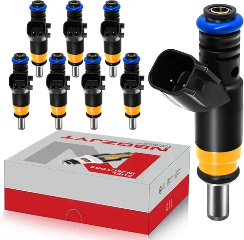 Vista 10 de Juego de 6 inyectores de combustible 5281427AA compatibles con Chrysler Pacifica 2017-2021, Voyager 2020-2021, Ram 1500 2019-2022, Dodge Durango