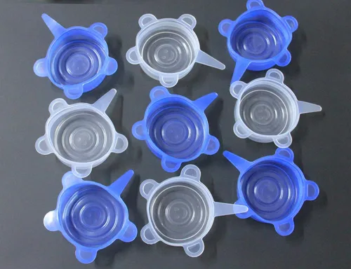 Vista 7 de COMTIM Tapas de latas de comida para mascotas, tapas elásticas de silicona para comida de perros y gatos, reutilizables, expandibles