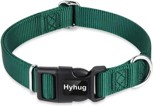 Vista 15 de Hyhug Pets - Collar clásico para perros de la colección regular de color sólido (S, negro)