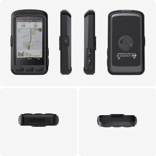 Vista 3 de TUSITA Funda de silicona compatible con el ordenador de ciclismo Wahoo ELEMNT ACE - Accesorios del sistema