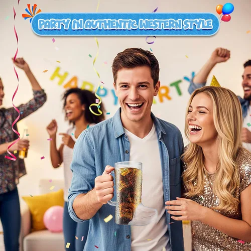 Vista 11 de 4E's Novelty 10 tazas de botas de vaquero (paquete de 10) de plástico duro reutilizable de 17 onzas, sin BPA, para suministros de fiesta temática