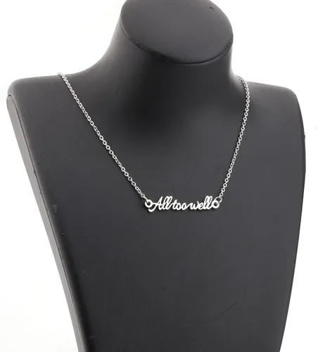 Vista 6 de PENQI Collar inspirado en cantantes, regalo para fanáticos de la música, regalo para cantantes, amantes de la música, regalo de canción, joyería