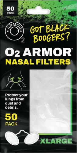 Vista 22 de O2 Armor Filtros de nariz para soldadores y alergias - Filtro de nariz para polvo - Filtros nasales para soldadura - Máscara de polvo de nariz