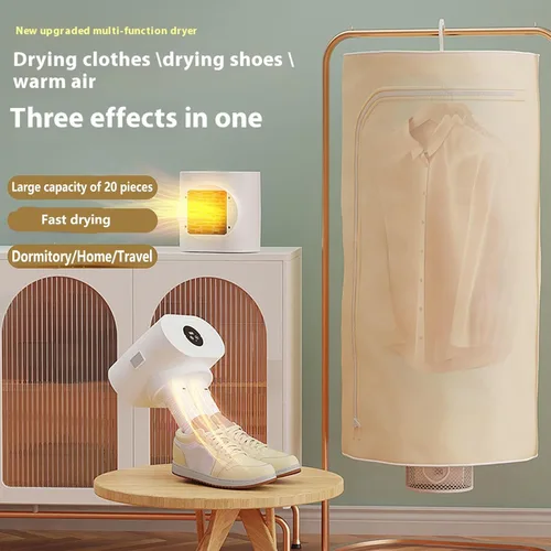 Vista 2 de Máquina de planchar automática multifuncional 3 en 1 para el hogar, secador de botas, calentadores para uso en interiores, secadora de ropa