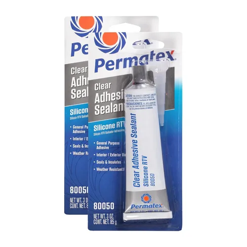Vista 7 de Permatex 80050 - Sellador adhesivo de silicona RTV transparente, 3 onzas