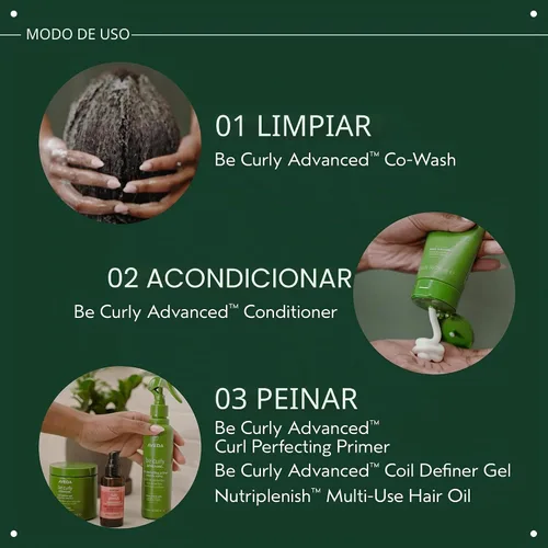 Vista 5 de Aveda Be Curly Advanced Conditioner Adds Moisture and Definition to Curly, Coily, Wavy Hair Detangles and Fights Frizz Silicone Free 97%