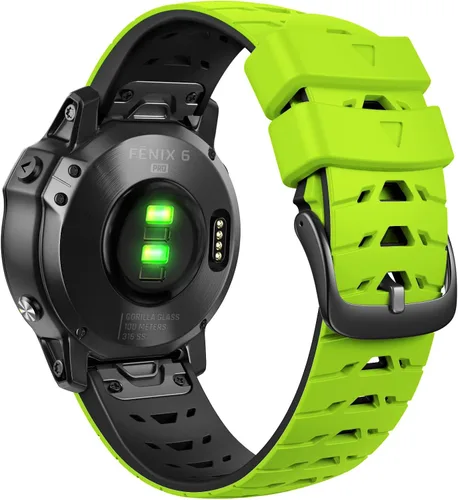 Vista 12 de Para Garmin Fenix 5/5 Plus, Fenix 6/6 Pro, Fenix 7, Forerunner 935/945, Instinct/Approach S62, repuesto de correa de reloj de silicona suave