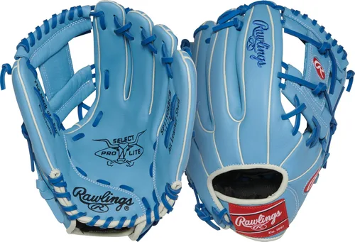 Vista 17 de Rawlings Guante de béisbol juvenil Select PRO LITE Modelos Pro Player Tamaños 10.5 a 12.25 pulgadas Múltiples estilos