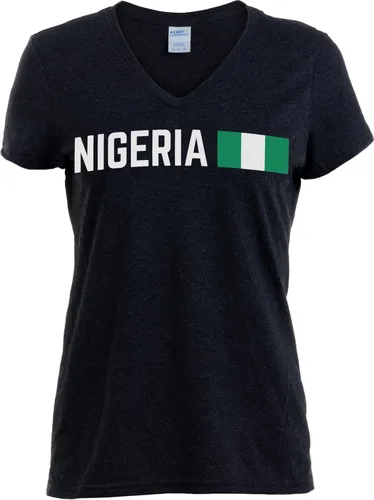 Vista 45 de Nations of the World - Camiseta con cuello en V para mujer