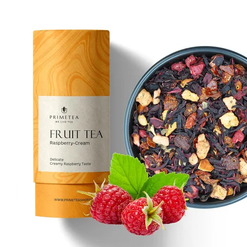 Vista 35 de Prime Tea Grandma's Fruit Basket – Exquisita fruta tisana, hojas sueltas orgánicas de primera calidad, deliciosa mezcla de té de hierbas, natural