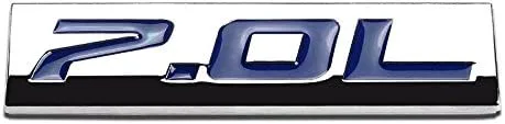 Vista 23 de 1.5L Negro/Cromo Aleación de Aluminio Auto Maletero Puerta Guardabarros Parachoques Insignia Calcomanía Emblema Cinta Adhesiva Pegatina
