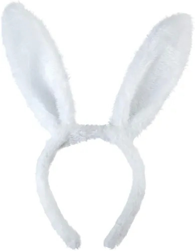 Vista 4 de BinaryABC - Accesorios para disfraz de conejo, diadema, moño y rabo de conejo, disfraz de Halloween, accesorios de disfraces