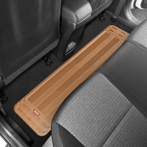 Vista 4 de Motor Trend Tapete para asiento trasero, alfombrilla de goma para la segunda o tercera fila de coche, SUV, furgoneta, protección interior completa