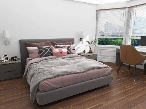 Vista 2 de Juego de 2 apliques de pared de tela a pilas, juego de lámparas de funcionamiento eléctricas, no requiere cableado, para interiores, granja, lámpara