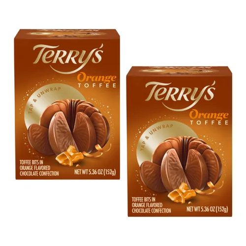 Vista 19 de Terry's Naranjas de chocolate oscuro – Paquete de 12 – Cada naranja 5.11 oz – Holiday Classic Dark Chocolate Orange