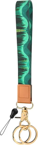 Vista 21 de Llavero de pulsera para mujeres y hombres, soporte para llavero, cordón de muñeca para llaves Animal