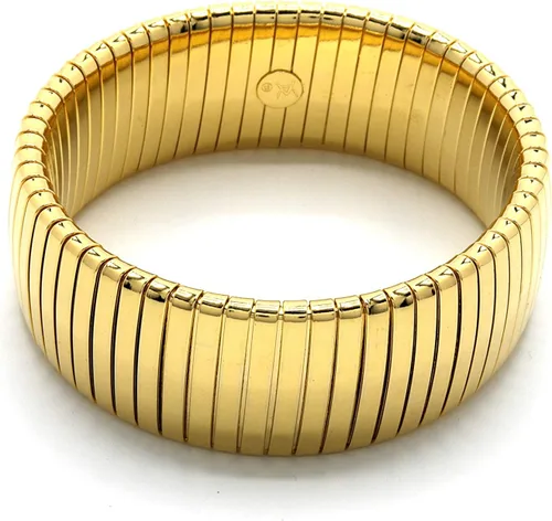 Vista 2 de MARSHAL METAL Pulsera de moda Omega Latón Pulido Stretch Cobra Pulsera (23MM)