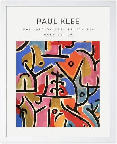 Vista 30 de Poster Master Póster vintage de Paul Klee – Impresión retro de cómicos – Arte de dibujo – Arte abstracto – Regalo para hombres y mujeres – Estilo-09