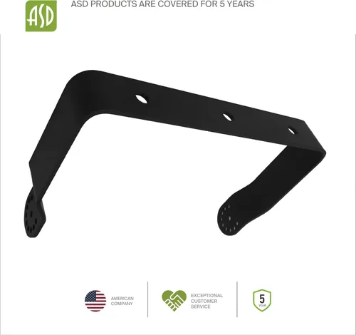 Vista 7 de ASD Soporte de montaje de reflector para luces de área LED Compatible con LSB5, LSB5A de 150-200 W Negro