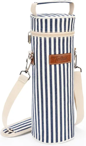 Vista 10 de Tirrinia - Bolsa enfriadora de botellas de vino individual Beige