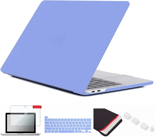 Vista 55 de Se7enline Compatible con MacBook Pro Touch Bar Case 2016/2017/2018/2019, funda rígida mate para Mac Pro de 13 pulgadas, A1706/A1989/A2159, funda