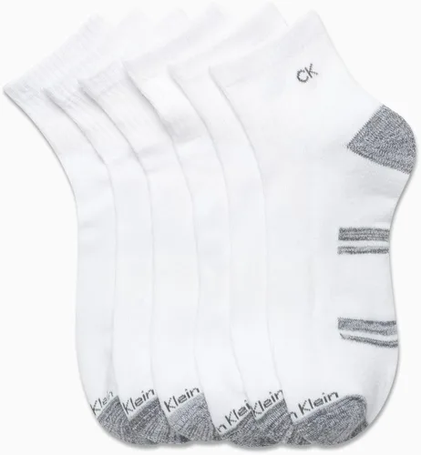 Vista 3 de Calvin Klein Calcetines deportivos acolchados para hombre, paquete de 6